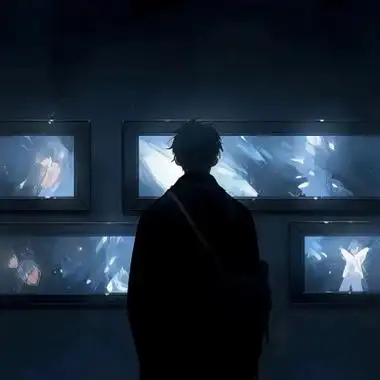 成熟背影男生头像?