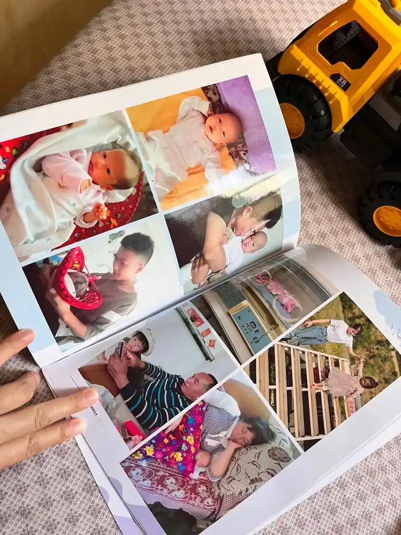 手机照片自己可以做成大册了,效果惊艳到我了,孩子和家里人都在 - 抖