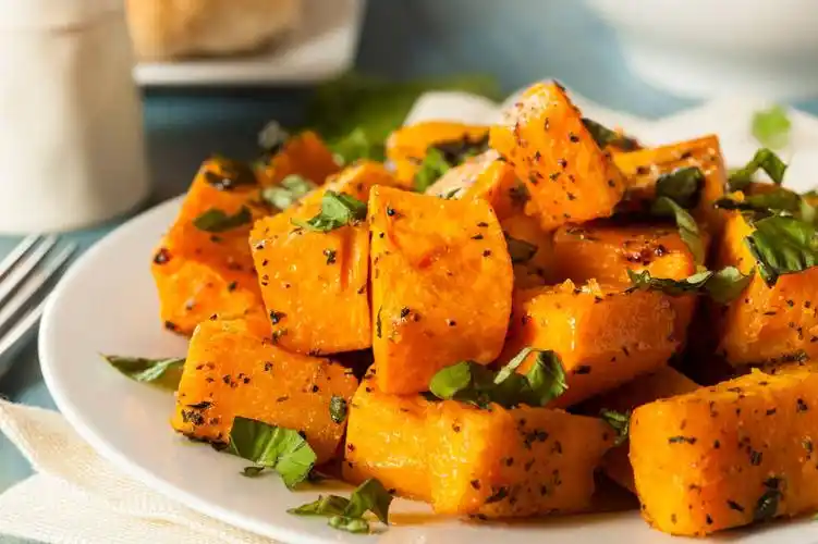 organic baked butternut squash