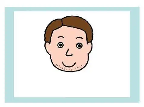 幼儿简笔画爸爸的胡子