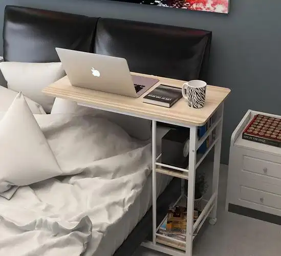 笔记本床边电脑桌懒人台式家用床上简易书桌简约折叠移动桌