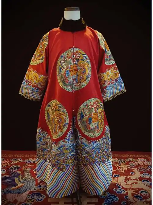 清代皇后大婚龙凤吉服褂