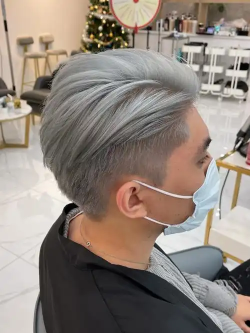 男生三七分加上雾霾灰发色!这个冬天最靓的仔就是你了!