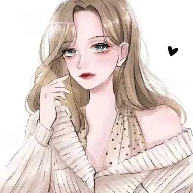 现代时尚美女手绘头像