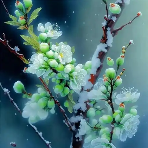 傲雪寒梅头像高清图片 唯美适合做微信头像的梅花_微信头像_头像屋