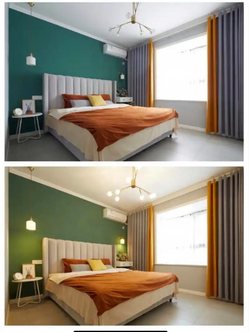 前四张是多乐士16-137 后面是立邦格林纳达(偏暖一点),个人比较喜欢