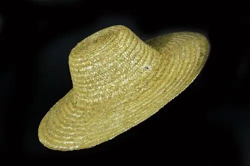 成人用农用麦秆草帽遮阳农民帽钓鱼草帽大号工人儿童施工舞台表演