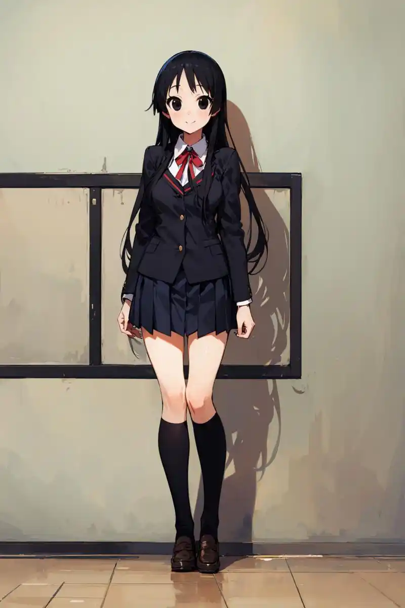 秋山澪-轻音少女,高冷!#二次元# #动漫头像和壁纸# #动漫推荐