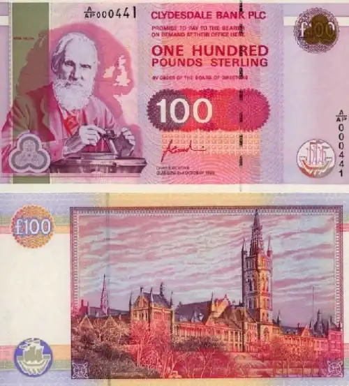 100英镑纸币上的开尔文