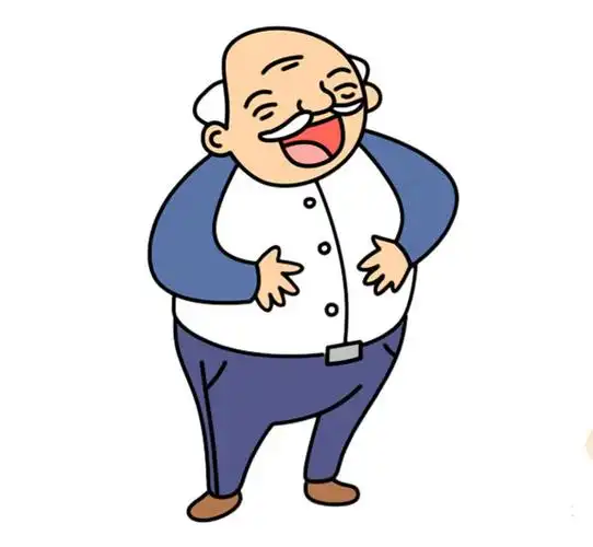 开心爷爷怎么画爷爷的手绘画法