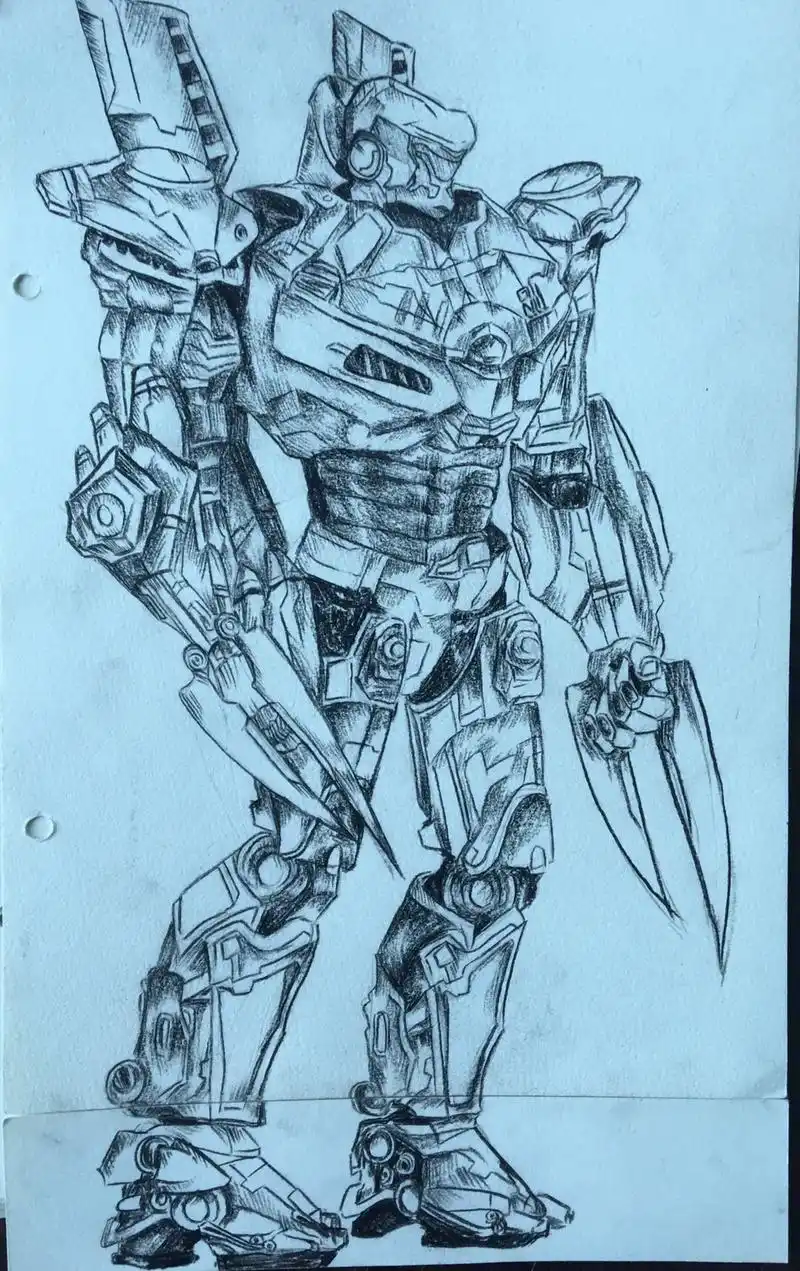 环太平洋!手绘:尤里卡突袭着/复仇流浪者/冬日阿贾克斯/军刀 - 抖音