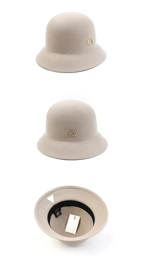 [21春夏] unchemistry/unchemistry bubble wool系列金色金属钟形帽