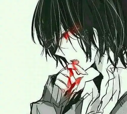 动漫带血的头像图片大全