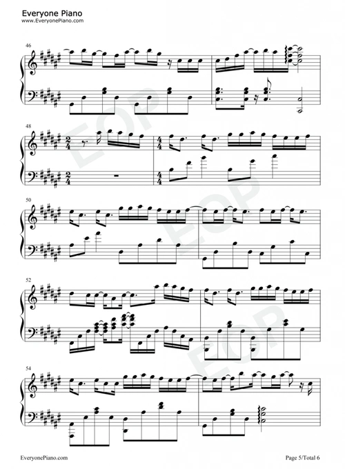 错季 钢琴谱-春的颜色不走进秋季 ,有些爱情就经