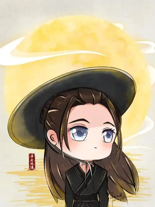 pick你的星画手##超话创作官#「q版变装趴」:@杨洋凡人修仙传韩立q版