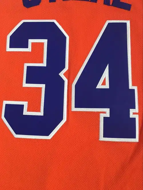 电影德鲁大叔34号橙色刺绣球衣球迷篮球服