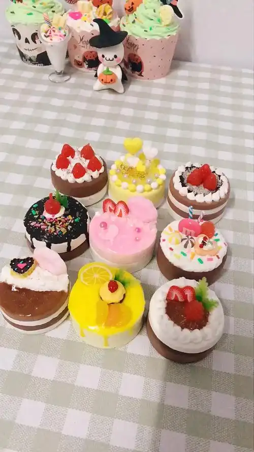 手工制作#粘土小蛋糕