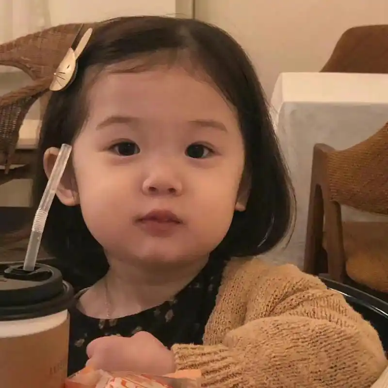 可爱搞怪小女孩头像 我的微信头像被可爱的小女孩承包了