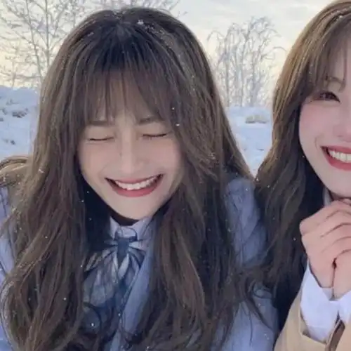 超好看的真人闺蜜头像