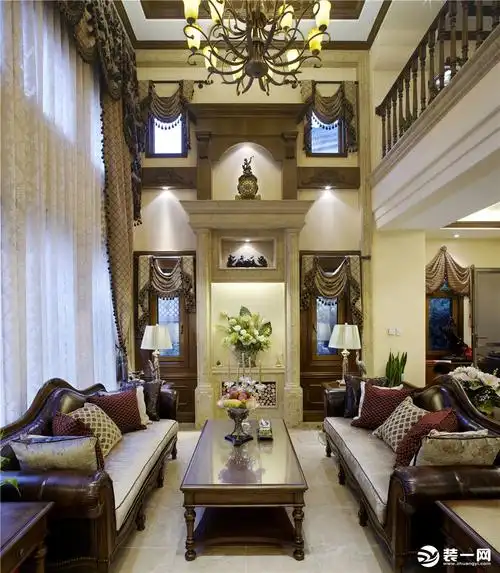 美式别墅效果图