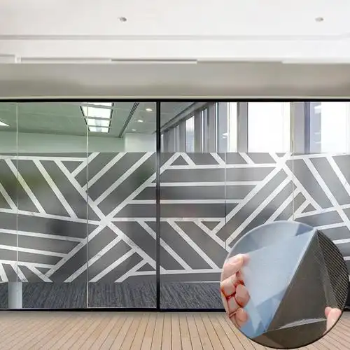 玻璃磨砂贴膜创意