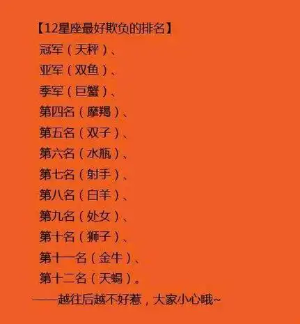 有关十二星座的资料 关于十二星座资料大全