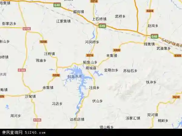 中国 河南省 信阳市 商城县商城县卫星地图 本站收录有:2021商城县