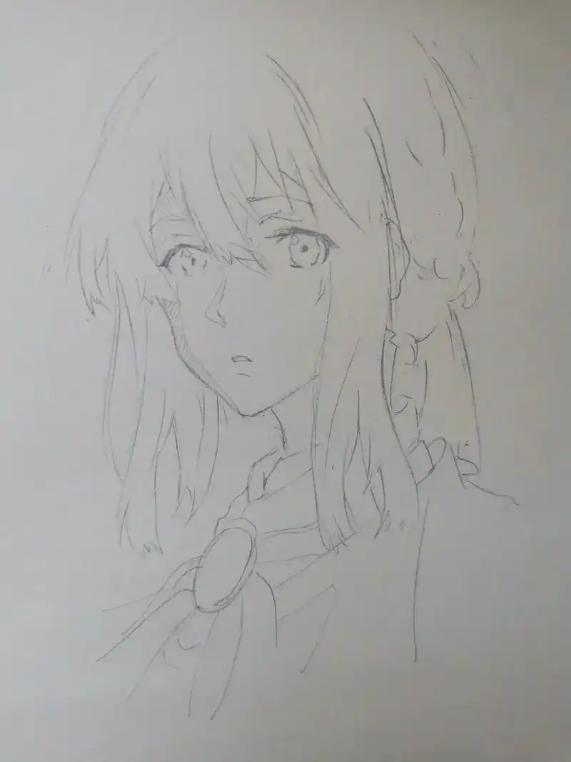 薇尔莉特#二次元 #手绘 #紫罗兰永恒花园 - 抖音