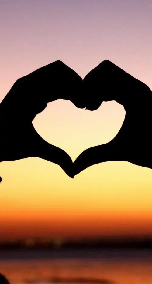 创意爱心浓浓爱意手机壁纸