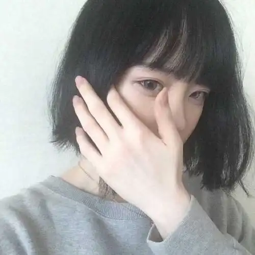 短发可爱的外国女生头像图片大全