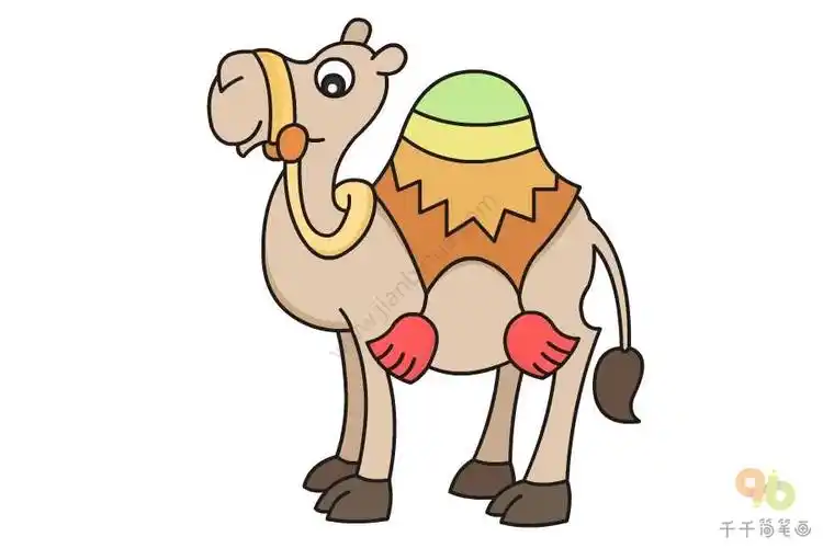 教你画骆驼简笔画图片