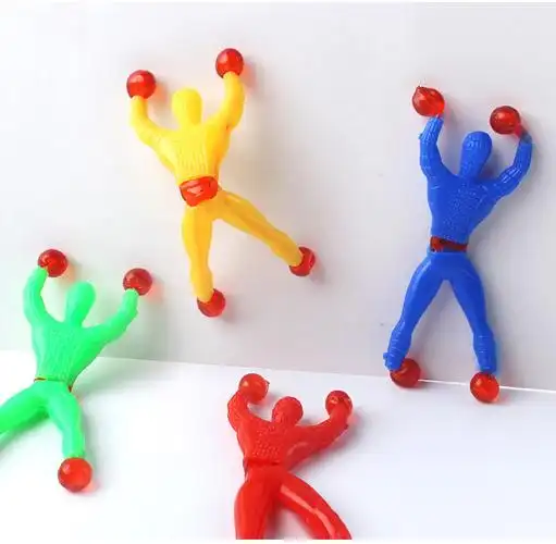 20个装 爬墙蜘蛛人玩具批发粘性 小孩恶搞整蛊地摊货源稀奇古怪礼