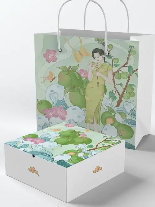 包装插画——青梅酒