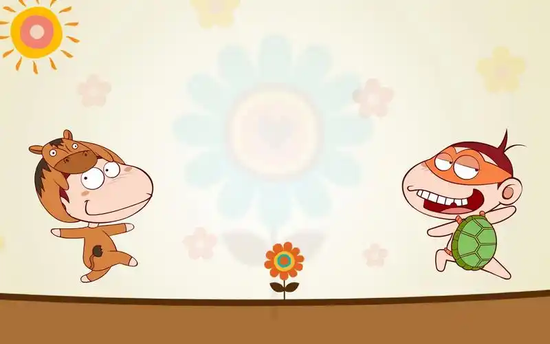 阿u可爱手绘卡通漫画高清壁纸