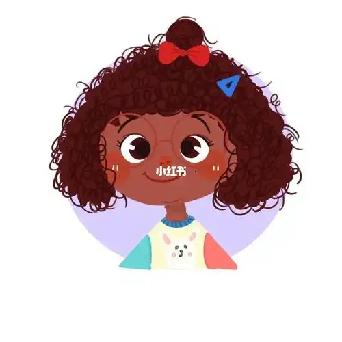卷发小黑妹妹头像9