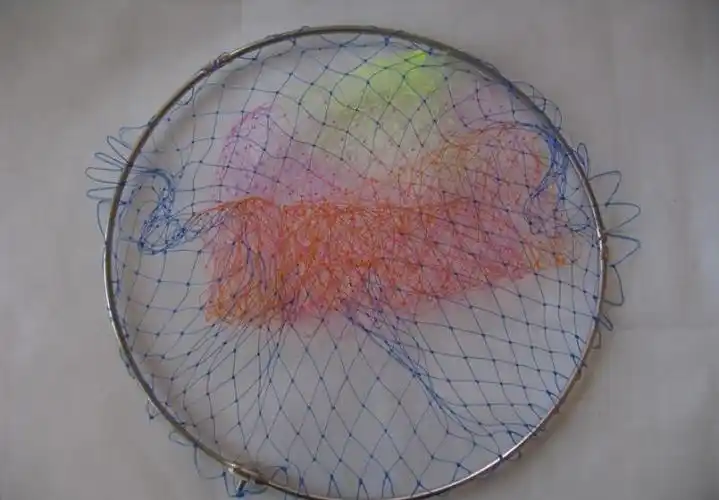 批发不锈钢抄网圈直径60cm粗眼网兜8毫米通用螺丝