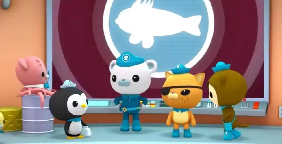 粤语故事海底小纵队与鲸鲨上