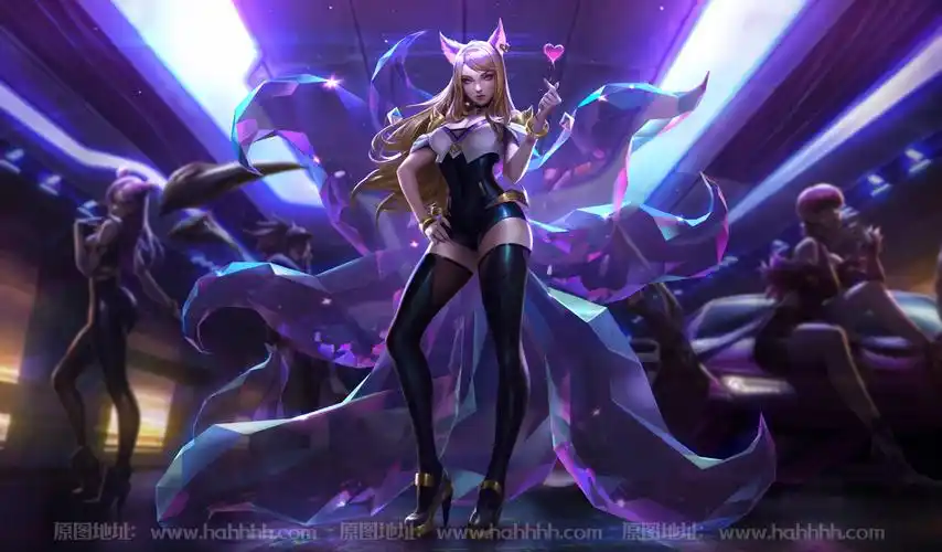 lol英雄联盟官方原画九尾妖狐 阿狸