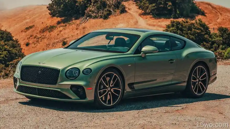 宾利 sport car luxury car grand tourer green car 汽车 高清壁纸