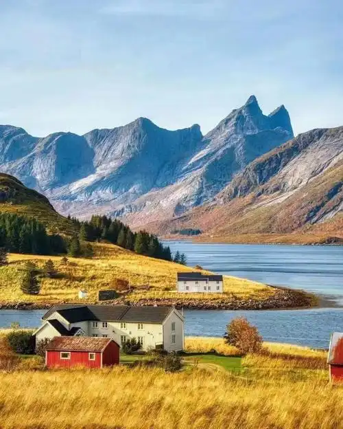 是挪威弗洛姆小镇