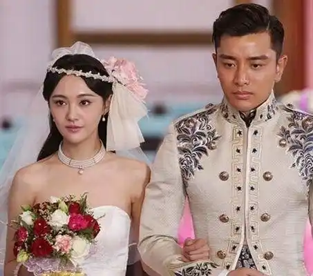 郑爽和4大男星的结婚照:图2最般配,最有夫妻相的却是图4