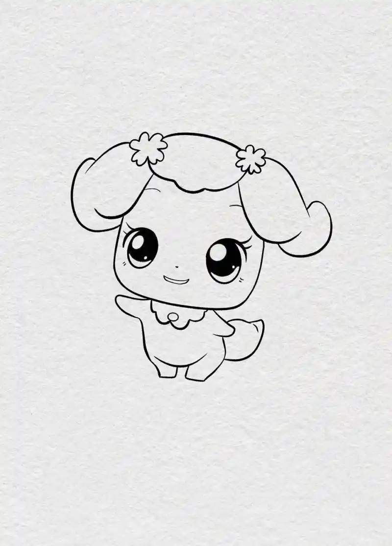 盼盼萌可,积极客观的公主 51:挑战1000张简笔画,教程步步拆分之-盼盼