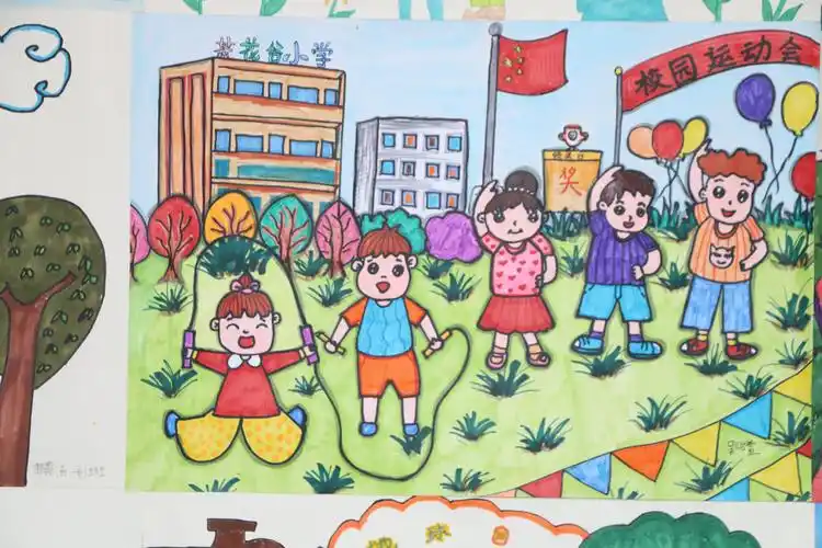 楚雄市茶花谷小学第二届"茶韵馨香"体育艺术节之——美术篇