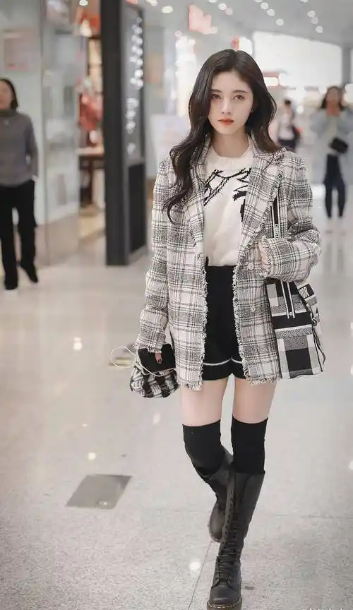 鞠婧祎甜度超标了,穿粉色开衫配牛仔裤,肌肤粉美美回少女时代_时尚