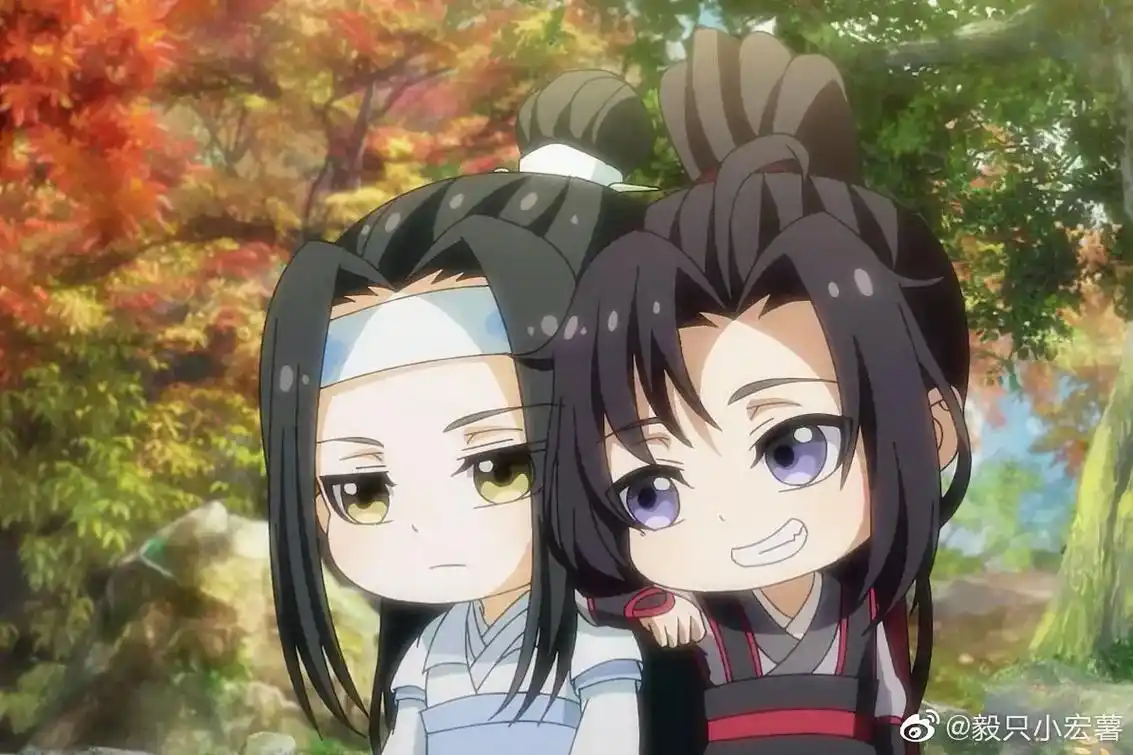 动漫 忘羡中秋快乐#魔道祖师 - 抖音