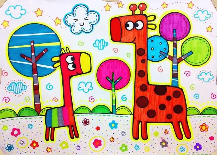 儿童画范画,小朋友们的最爱!