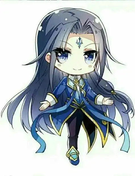 斗罗大陆之神界传说外传q版唐三绘画