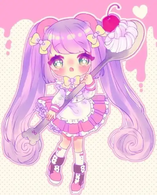 分享超话#动漫人物##q版少女##动漫卡通#77动漫少女小可爱7815