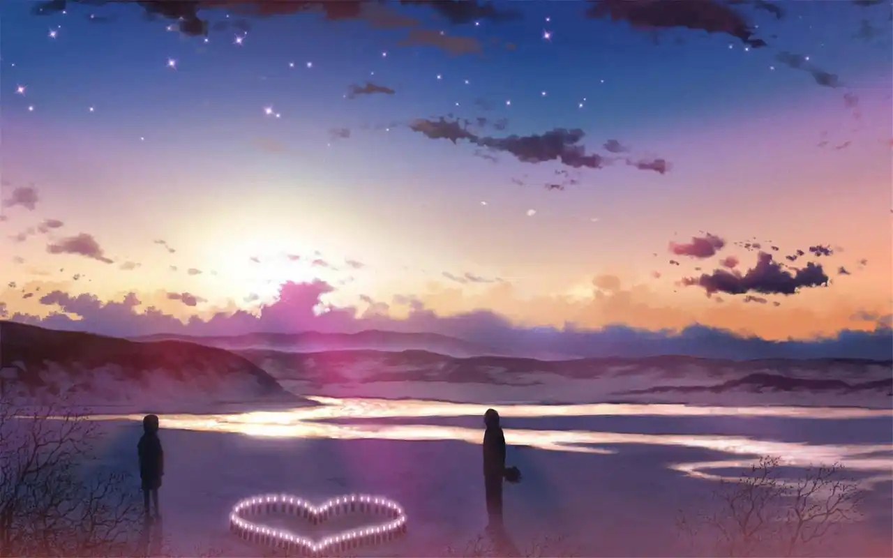 浪漫非主流情侣桌面壁纸