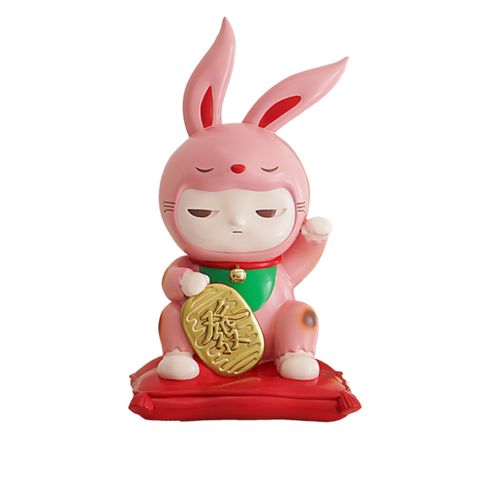 招财招财兔兔子存钱储蓄罐吉祥物摆件客厅装饰乔迁装饰摆件